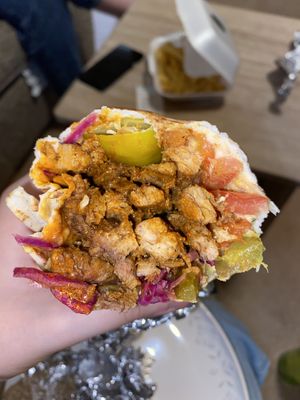 Vg doner kebab at Vegan Munch in Birmingham
