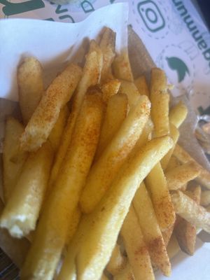 Paprika fries   at Vegan Munch in Birmingham