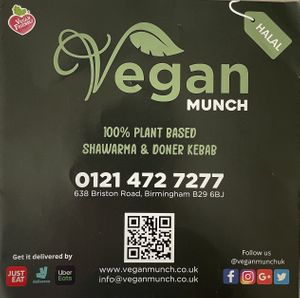   at Vegan Munch in Birmingham