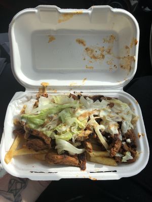 A bit messy, just how a doner kebab should be! at Vegan Munch in Birmingham