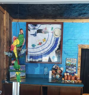 Behind the counter! at Pupuseria Kent Island in Stevensville