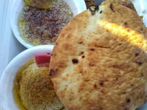 Vegan sampler at Kabob-ster in Chattanooga