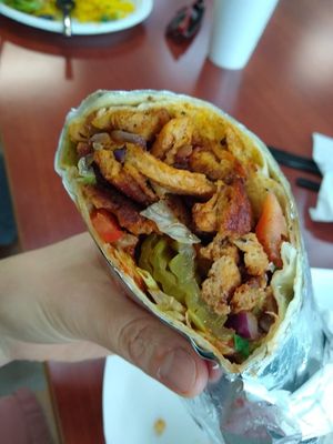 Veggie Shawarma Wrap at Kabob-ster in Chattanooga