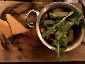 Mushroom Escargot at Papillon in Palm Beach