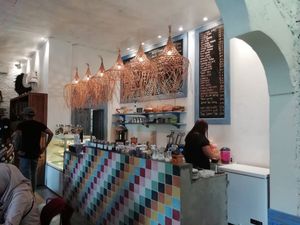 Cashier at Tulip Living Cafe in Yogyakarta