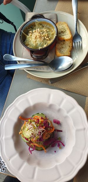 Both delicious. We shared for the taste experience at La Terraza del Girasol in Murcia