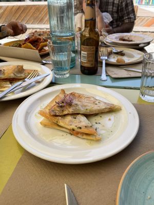 Delicia de sobrasada y queso vegana  at La Terraza del Girasol in Murcia