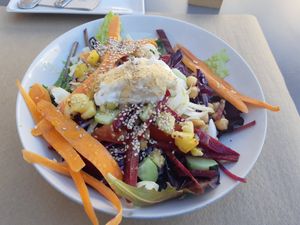 Menu of the day / 1 / Salad at La Terraza del Girasol in Murcia