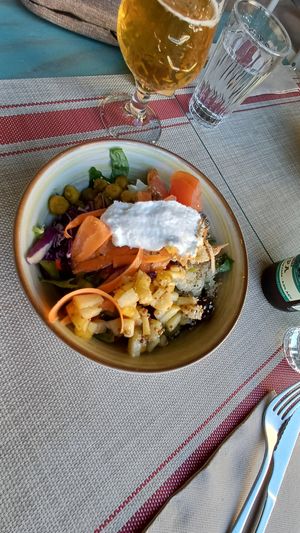 Ensalada de la casa #Veganuary at La Terraza del Girasol in Murcia