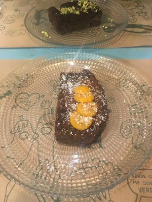 Carrot and Chocolate cake at La Terraza del Girasol in Murcia