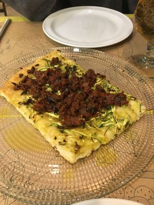 Vegan Focaccia at La Terraza del Girasol in Murcia