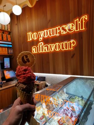 and get an ice cream here... at Gelatissimo in Sydney