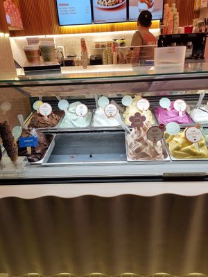 Vegan options! at Gelatissimo in Sydney
