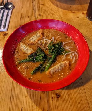 Tonkotsu Style Broth and Dumplings at Stereo in Glasgow