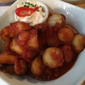 batata bravas  at Stereo in Glasgow