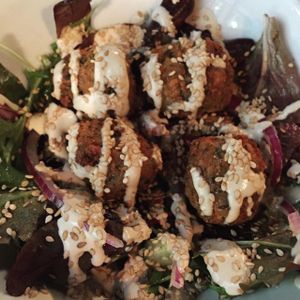 falafel salad  at Stereo in Glasgow