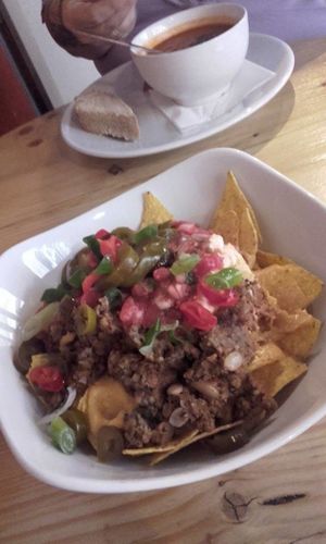Nachos w/ Haggis Bits. at Stereo in Glasgow