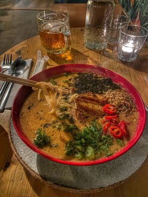 Panko tofu ramen   at Stereo in Glasgow