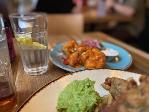 Buffalo cauliflower wings  at Stereo in Glasgow