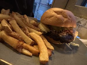 burger  at Stereo in Glasgow