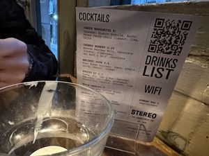 cocktails  at Stereo in Glasgow