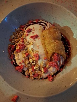 Cranachan cannoli 😚👌 at Stereo in Glasgow