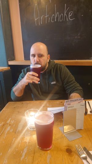 Delicious guest draught (changes weekly) at Stereo in Glasgow