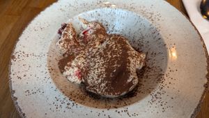 Black Forest tiramisu at Stereo in Glasgow