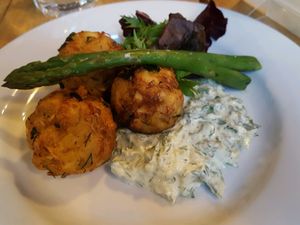 jack fruit pakora at Stereo in Glasgow