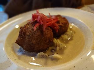 Haggis Bon Bons and Mash at Stereo in Glasgow
