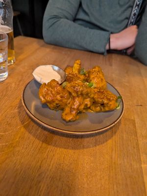 Cauliflower wings at Stereo in Glasgow