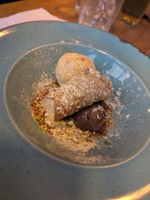 Lemon cannoli at Stereo in Glasgow