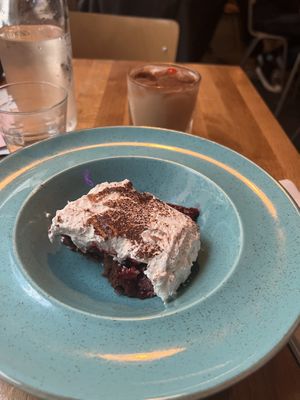 Tiramisu was a good sized portionn  at Stereo in Glasgow