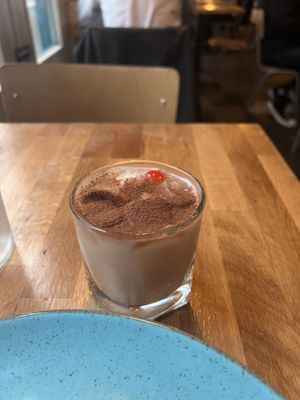 Absolutely delicious sundae on the rocks cocktail  at Stereo in Glasgow