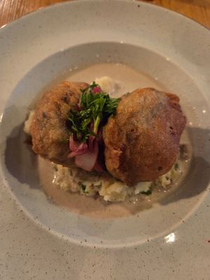 Haggis bon bons at Stereo in Glasgow