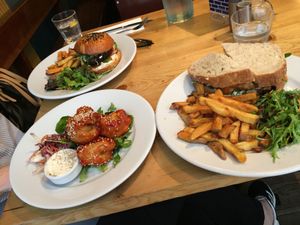 Then cauliflower wings!!  at Stereo in Glasgow