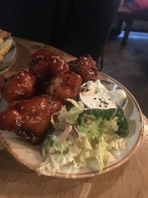 Sticky sesame cauliflower at Stereo in Glasgow