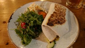 Black bean burrito at Stereo in Glasgow