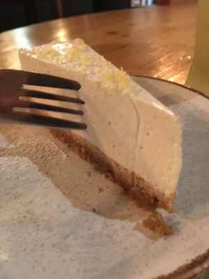 Lemon cheesecake  at Stereo in Glasgow