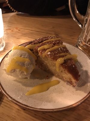 Fantastic dessert at Stereo in Glasgow