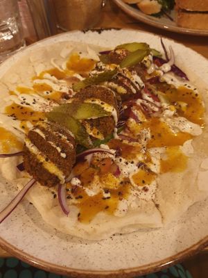 Falafel Shawarma was amazing! at Stereo in Glasgow