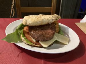 Beyond Burger at Frankie's in Sorrento