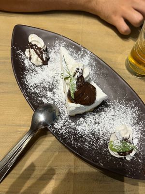 VEGAN CHOCOLATE CHEESECAKE at Frankie's in Sorrento