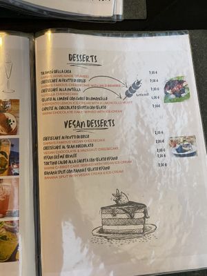 Vegan desserts  at Frankie's in Sorrento