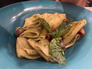 Vegan pasta  at Frankie's in Sorrento