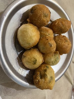 Seaweed dumplings  at Frankie's in Sorrento