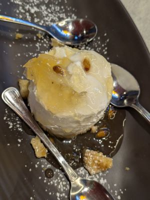 Lemon cheesecake at Frankie's in Sorrento