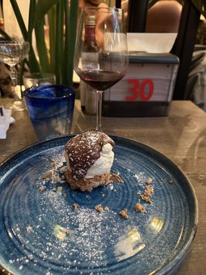 Vegan Nutella cheesecake is impeccable!   at Frankie's in Sorrento