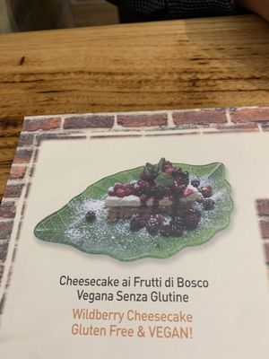 Vegan and gluten free pizza at Frankie's in Sorrento