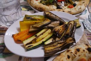 Grilled veg at Frankie's in Sorrento